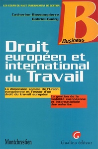 DROIT EUROPÉEN ET INTERNATIONAL DU TRAVAIL