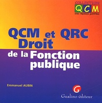 qcm et qrc. droit de la fonction publique