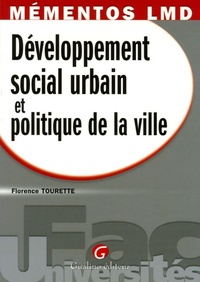 MEMENTOS LMD - DEVELOPPEMENT SOCIAL, URBAIN ET POLITIQUE DE LA VILLE