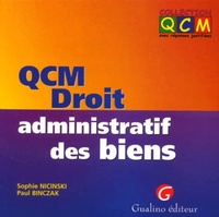 QCM. DROIT ADMINISTRATIF DES BIENS