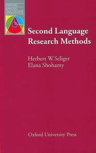 OXFORD APPLIED LINGUISTICS: SECOND LANGUAGE RESEARCH METHODS