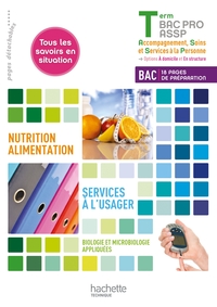 Nutrition alimentation, services à l'usager Tle Bac Pro ASSP, Livre de l'élève (consommable)