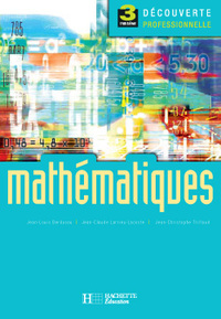 Mathématiques 3e DP, Livre de l'élève