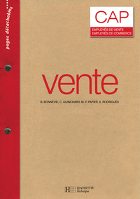 Vente, C1.C2.C3 CAP, Livre de l'élève (consommable)