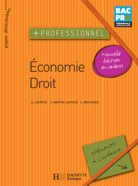 Economie Droit Term. Bac Pro - Livre élève - Ed.2008