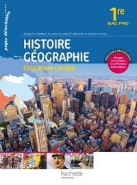 Histoire Géographie Enseignement Moral et Civique 1re Bac Pro, Livre de l'élève (consommable)