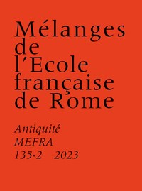 MELANGES DE L ECOLE FRANCAISE DE ROME  ANTIQUITE (135-2) - CHRONIQUES VULCIENNES, 2. HISTOIRE DE FO