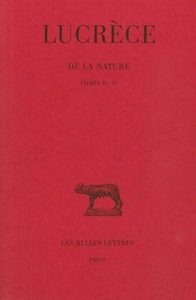 DE LA NATURE. TOME II : LIVRES IV-VI