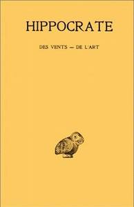 TOME V, 1RE PARTIE : DES VENTS - DE L'ART