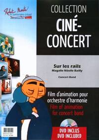 SUR LES RAILS CONCERT BAND/HARMONIE-PARTITION+PARTIES SEPAREES