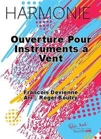 OUVERTURE POUR INSTRUMENTS A VENT CONCERT BAND/HARMONIE-PARTITION+PARTIES SEPAREES