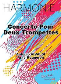 CONCERTO POUR DEUX TROMPETTES CONCERT BAND/HARMONIE-PARTITION+PARTIES SEPAREES
