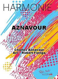 AZNAVOUR CONCERT BAND/HARMONIE-PARTITION+PARTIES SEPAREES