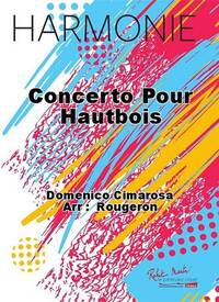 CONCERTO POUR HAUTBOIS CONCERT BAND/HARMONIE-PARTITION+PARTIES SEPAREES