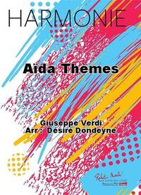 AIDA THEMES CONCERT BAND/HARMONIE-PARTITION+PARTIES SEPAREES