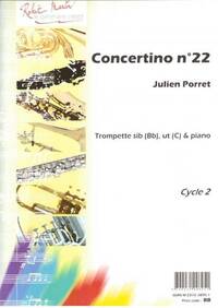 CONCERTINO N22 --- TROMPETTE SIB OU UT ET PIANO
