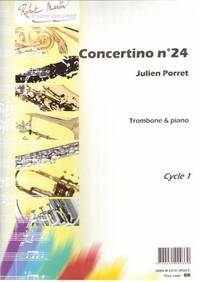 CONCERTINO N24 --- TROMBONE ET PIANO