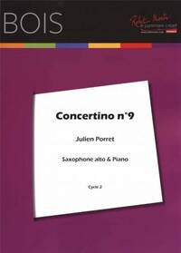 CONCERTINO NO 9 --- SAXOPHONE ET PIANO