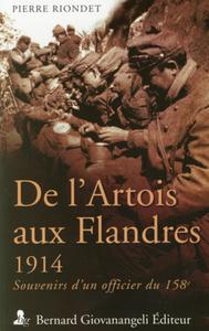 De l'Artois aux Flandres 1914