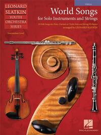 WORLD SONGS FOR SOLO INSTRUMENTS AND STRINGS MUSIQUE D'ENSEMBLE