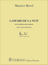 MAURICE RAVEL : GASPARD DE LA NUIT - PIANO