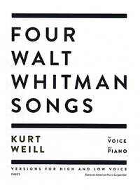 Four Walt Whitman Songs