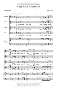 JEFFREY VAN: A SPRIG OF ROSEMARY CHANT