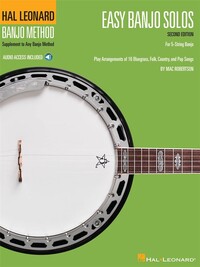 BANJO METHOD  - EASY BANJO SOLOS FOR 5-STRING BANJO - RECUEIL + ENREGISTREMENT(S) EN LIGNE