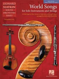 WORLD SONGS FOR SOLO INSTRUMENTS AND STRINGS MUSIQUE D'ENSEMBLE