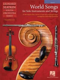 WORLD SONGS FOR SOLO INSTRUMENTS AND STRINGS MUSIQUE D'ENSEMBLE