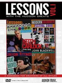 LESSONS WITH THE HUDSON GREATS - VOLUME 1 PERCUSSIONS +DVD