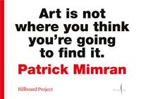 Patrick Mimran: Billboard Project /anglais/italien