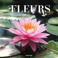 Calendrier mural fleurs 2025