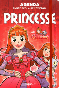 Agenda année scolaire 2013-2014 Princesse avec Capucine