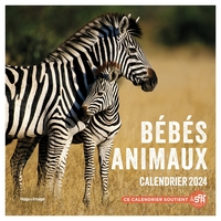CALENDRIER MURAL BEBES ANIMAUX 2024