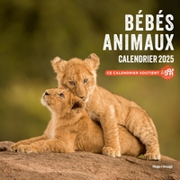 CALENDRIER MURAL BEBES ANIMAUX 2025