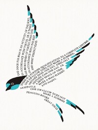 Aristote One Swallow Does Not Make a Summer /anglais