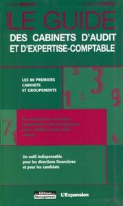 GUIDE DES CABINETS D'AUDIT ET D'EXPERTISE-COMPTABLE