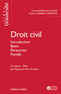 Droit civil 23ed 2024 - Introduction, biens, personnes, famille