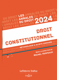 LES ANNALES DU DROIT CONSTITUTIONNEL 2024