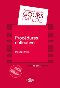 PROCEDURES COLLECTIVES. 10E ED.
