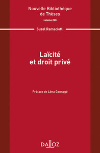 Laïcité et droit privé - Volume 220