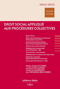 DROIT SOCIAL APPLIQUE AUX PROCEDURES COLLECTIVES