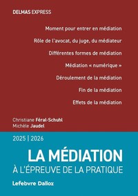 LA MEDIATION 2025/2026. A L'EPREUVE DE LA PRATIQUE - LA MEDIATION 2025/2026. A L'EPREUVE DE LA PRATI