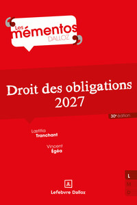 DROIT DES OBLIGATIONS 2027. 30E ED.
