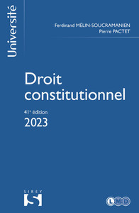 Droit constitutionnel. 41e éd.