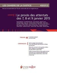 Les Cahiers de la justice 2/2021