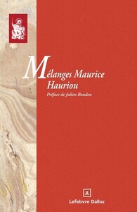 Mélanges Maurice Hauriou