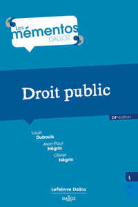 Droit public. 24e éd.