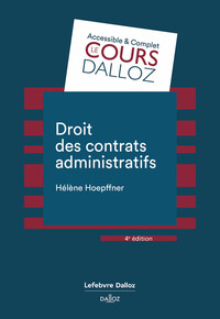 Droit des contrats administratifs. 4e éd.